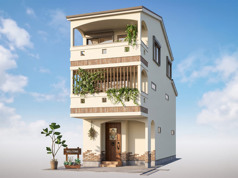 【限定1区画】吹田市岸部北1丁目4LDK新築②※建築条件付き土地※