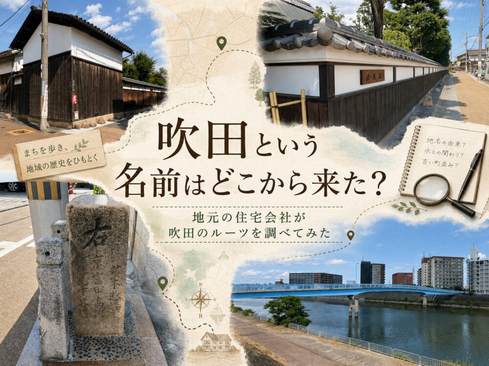 吹田という名前はどこから来た？地元の住宅会社が吹田のルーツを調べてみた