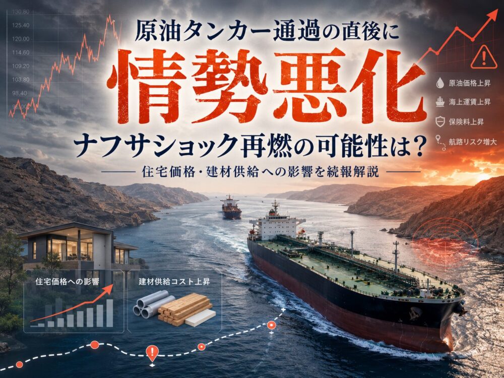 日本向け原油タンカー通過の直後に情勢悪化。ナフサショックは再燃するのか？