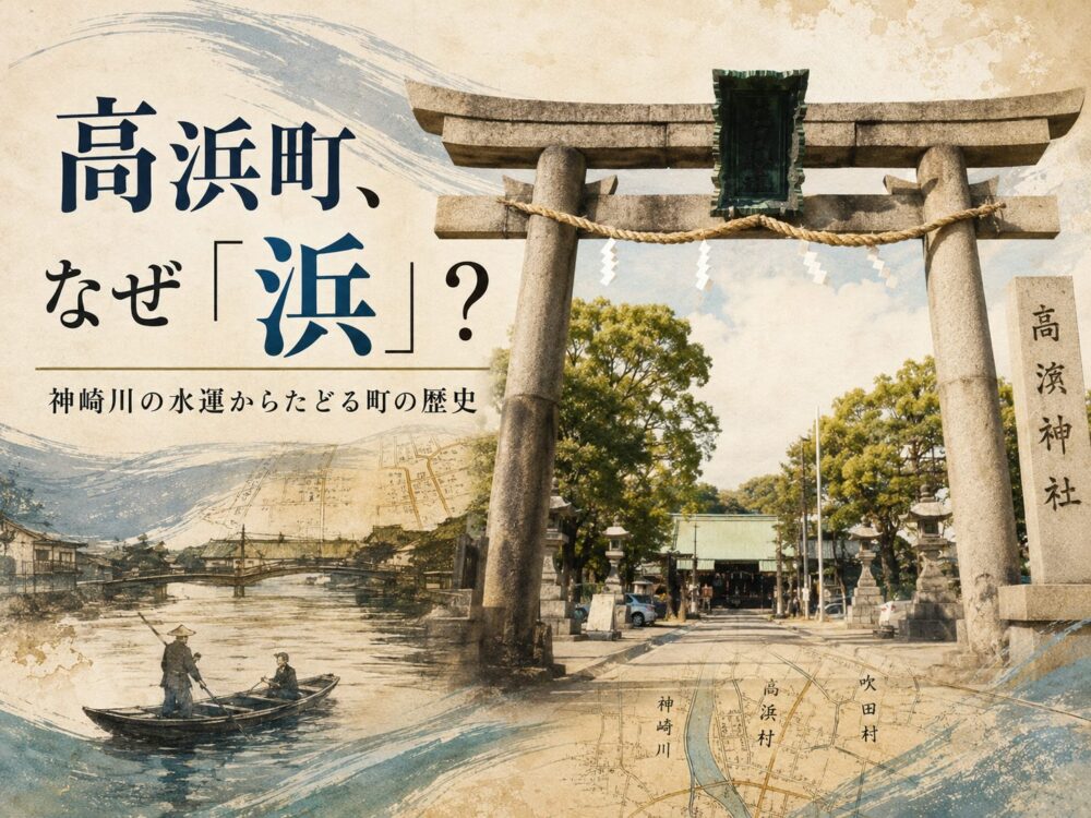 吹田市高浜町、なぜ「浜」？神崎川の水運からたどる、この町の歴史