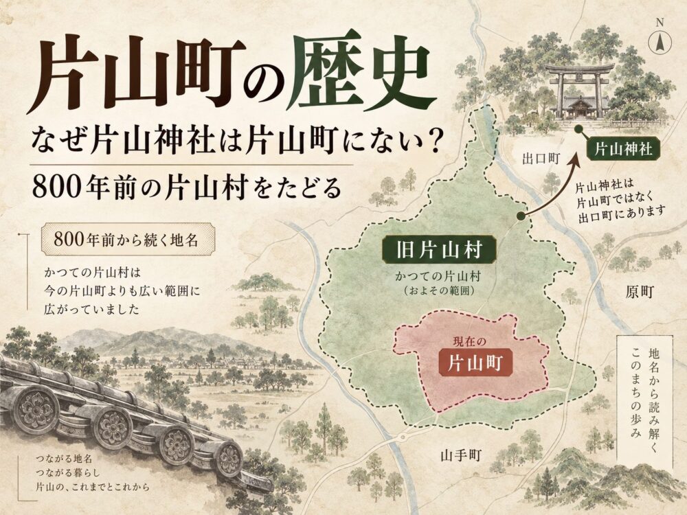 吹田市片山町の歴史｜なぜ「片山神社」は片山町にないのか。800年前の「片山村」をたどる